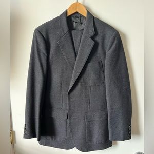 J.Crew Thornproof Abraham Moon Wool 3 Button Patch Pocket Suit